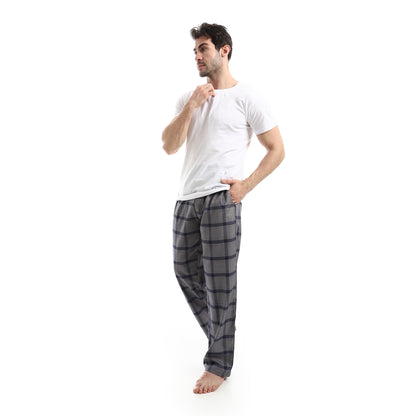 Checked Relaxed Fit Homewear Pants