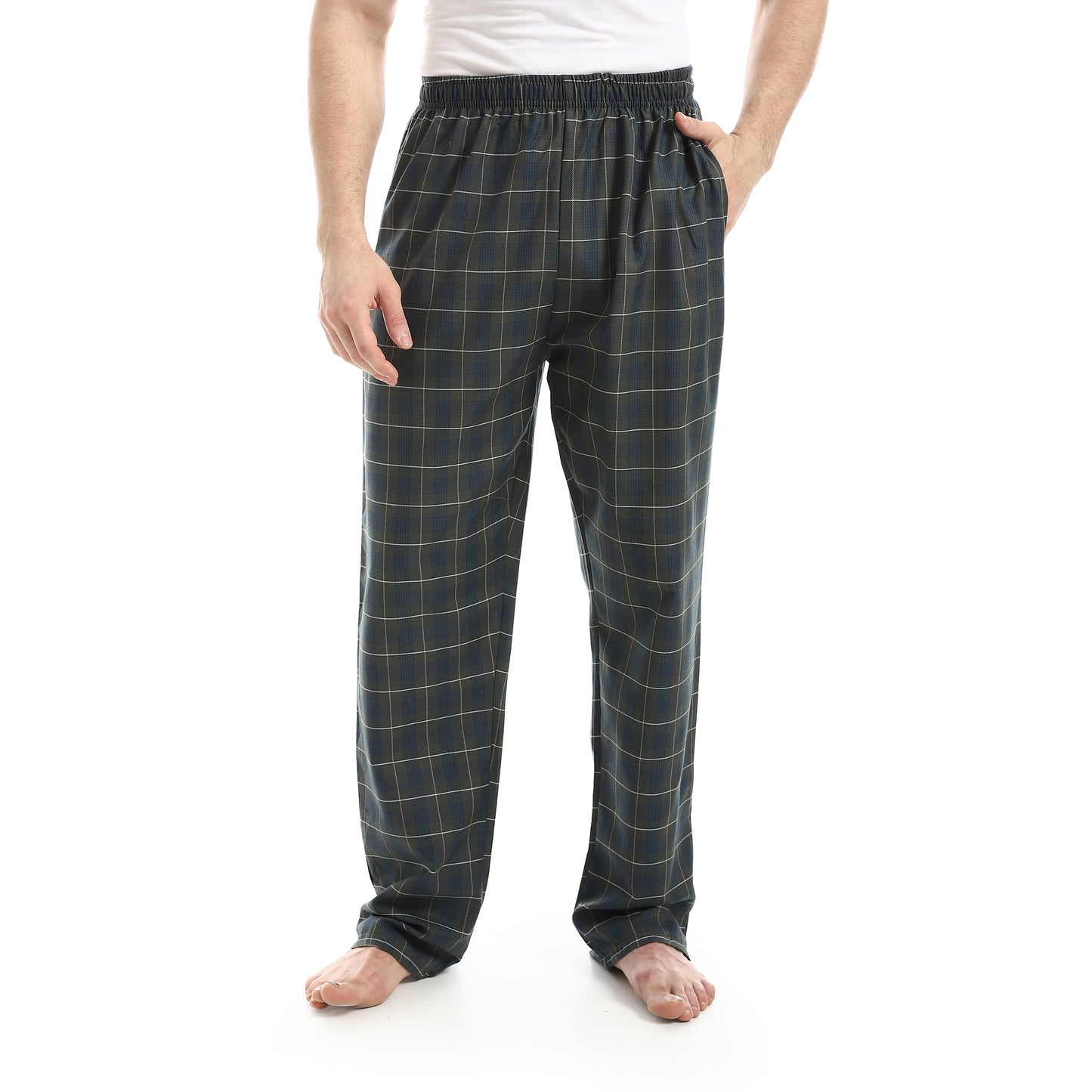 Checked Relaxed Fit Homewear Pants