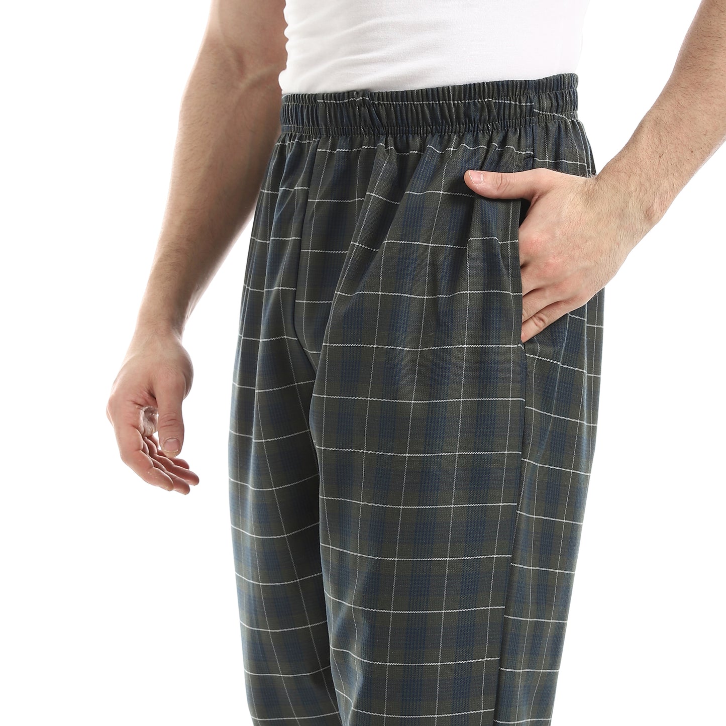 Checked Relaxed Fit Homewear Pants