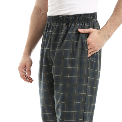 Checked Relaxed Fit Homewear Pants