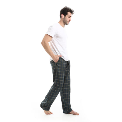 Checked Relaxed Fit Homewear Pants