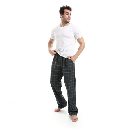 Checked Relaxed Fit Homewear Pants