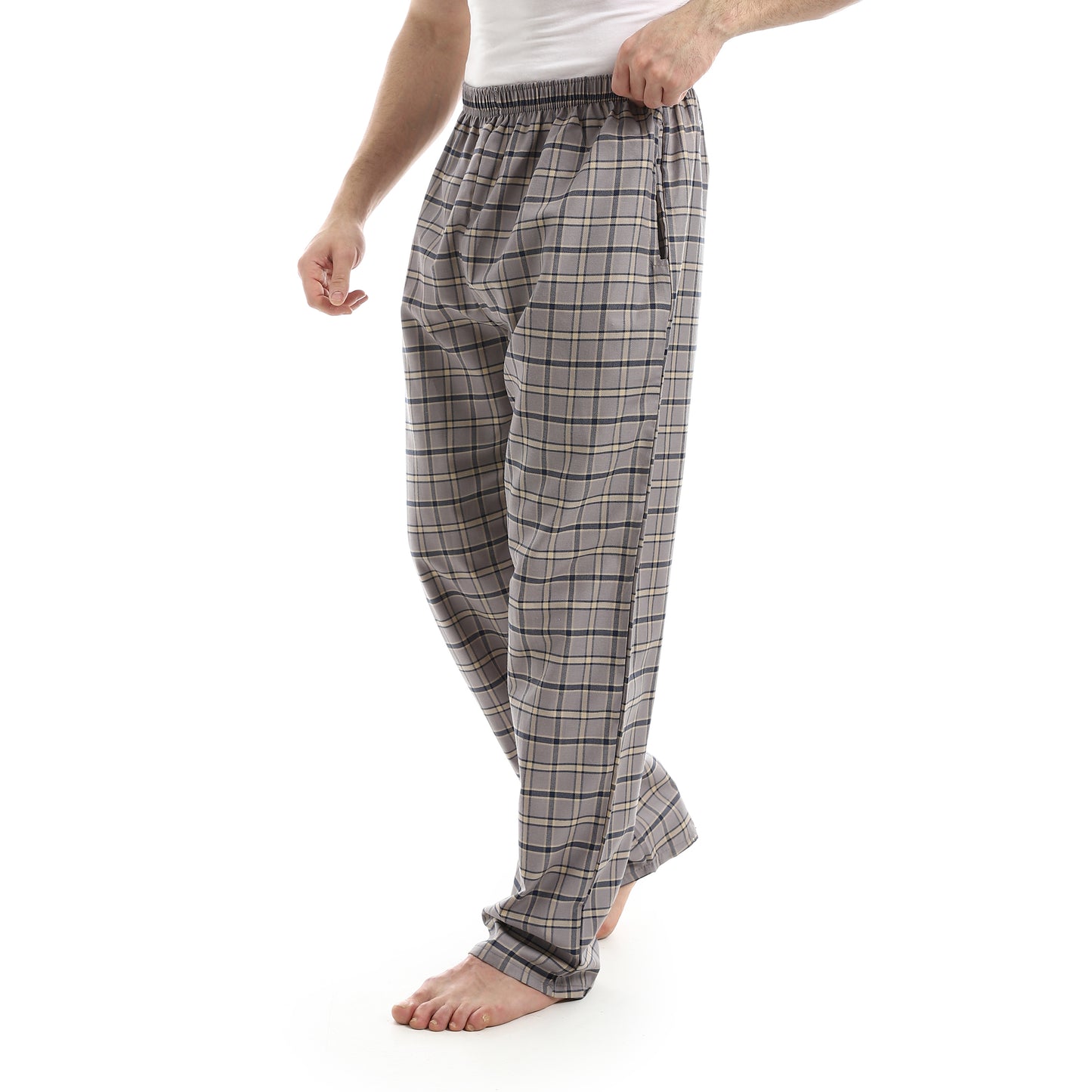Checked Relaxed Fit Homewear Pants
