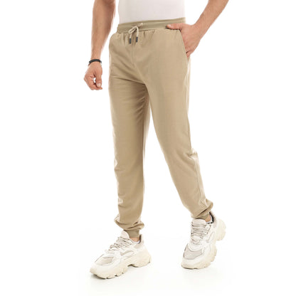 Red Circle Sweatpants men