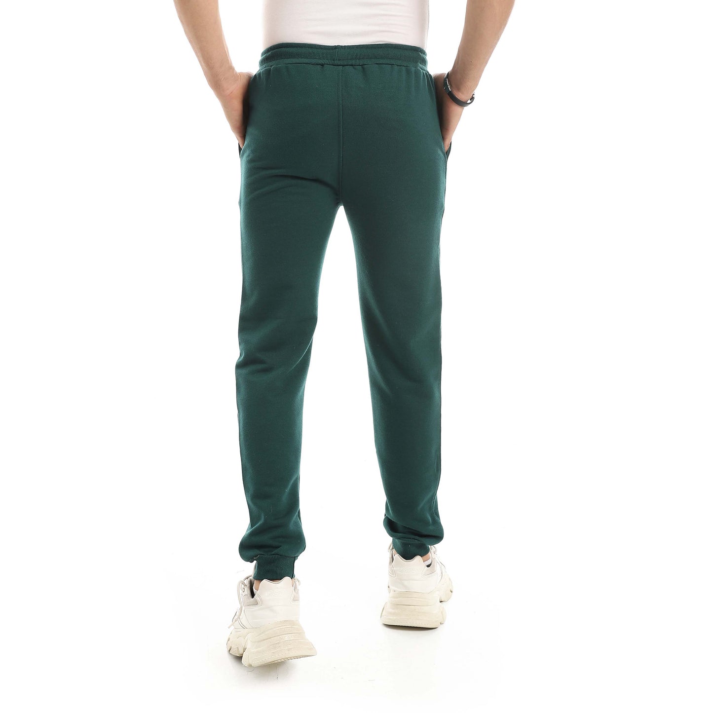 Red Circle Sweatpants men