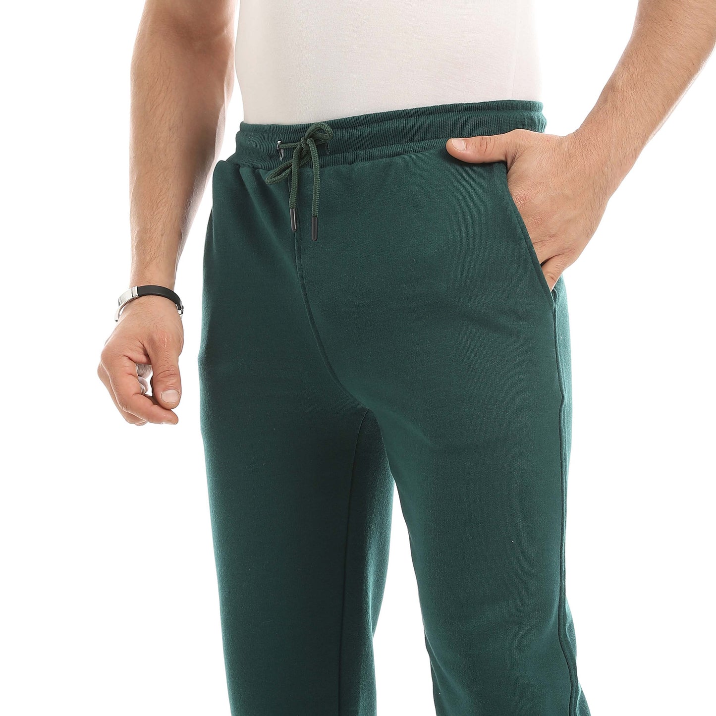 Red Circle Sweatpants men