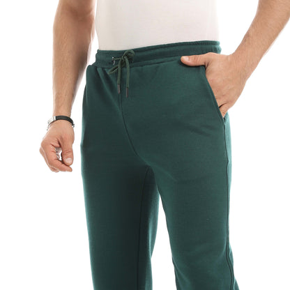 Red Circle Sweatpants men