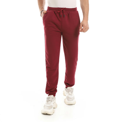 Red Circle Sweatpants men