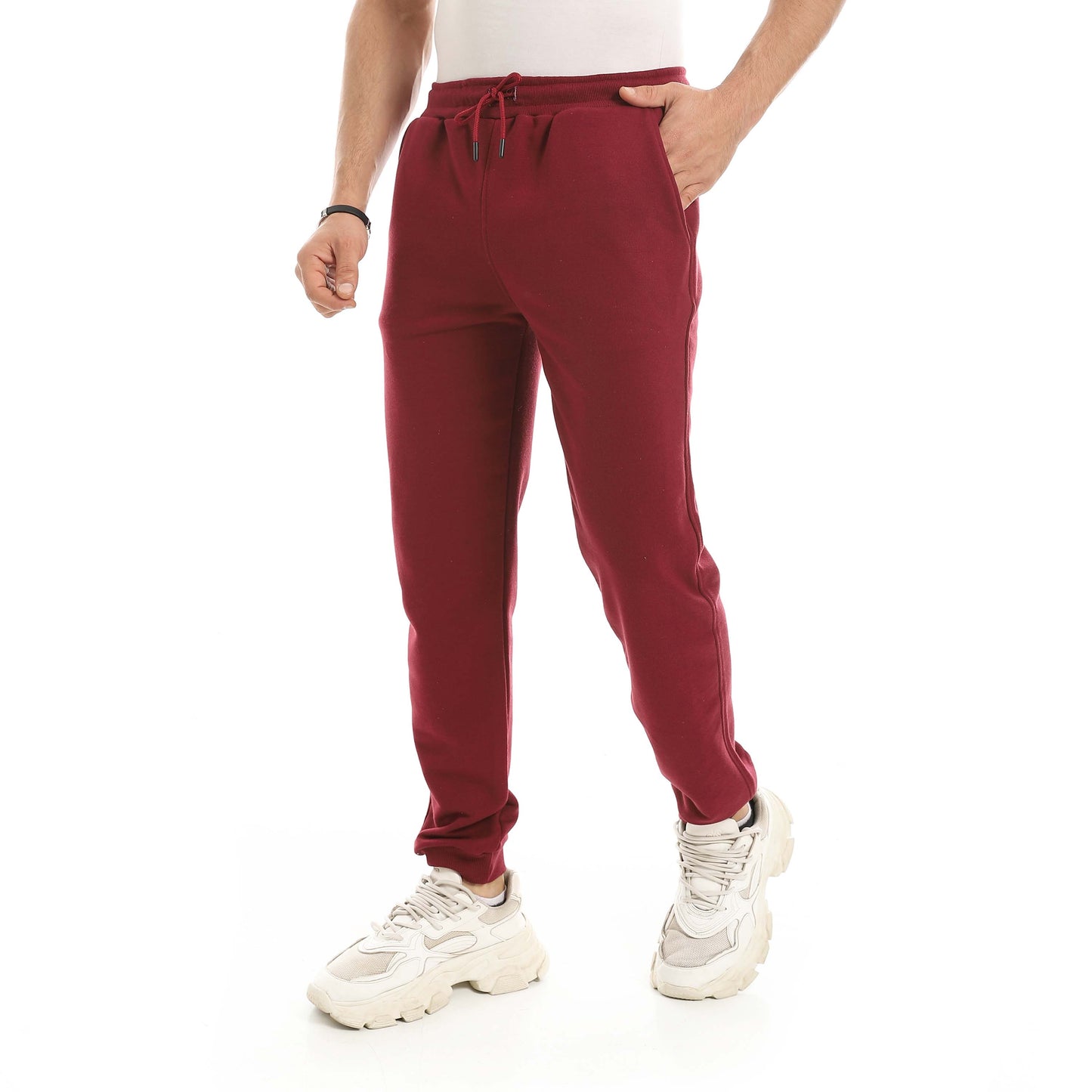 Red Circle Sweatpants men
