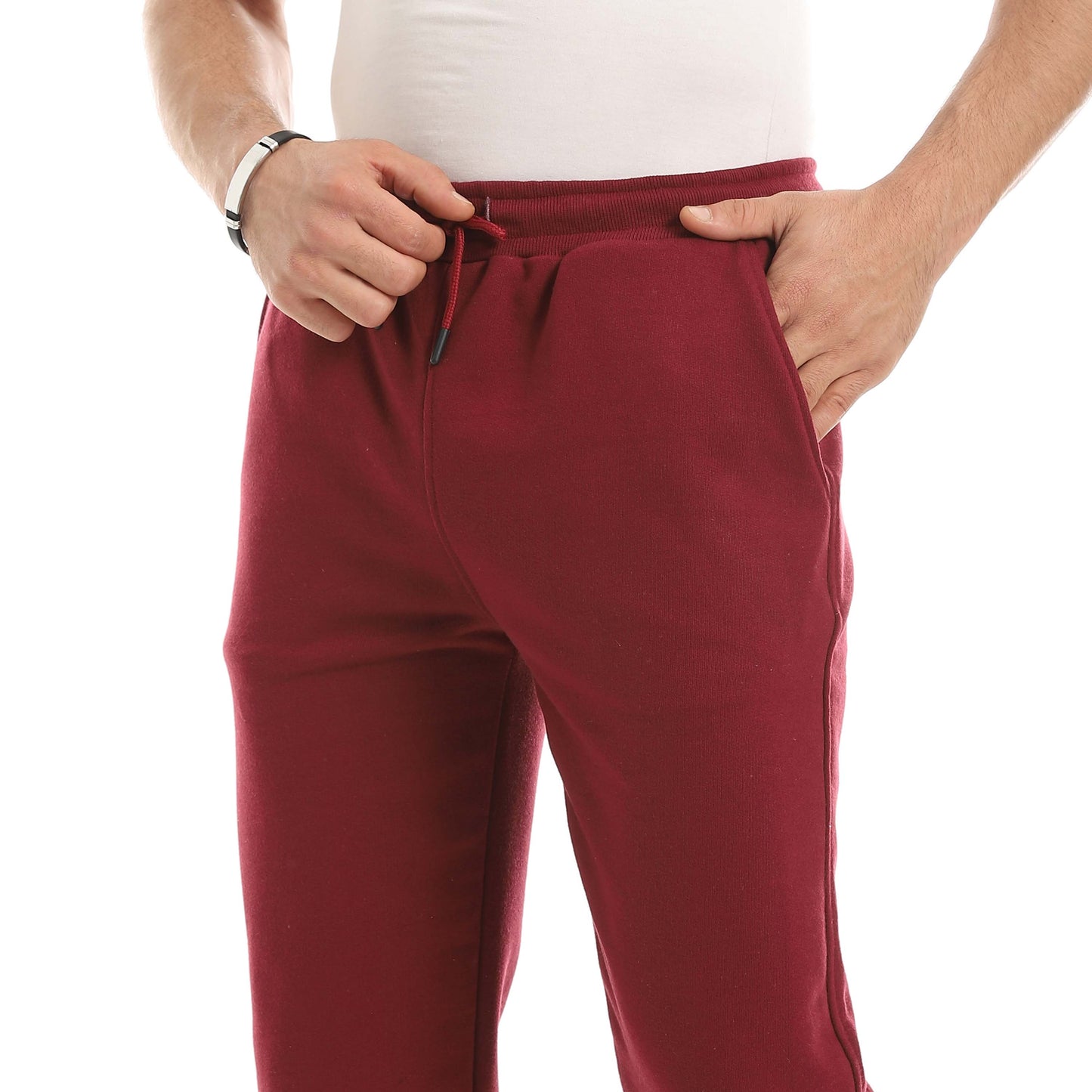 Red Circle Sweatpants men