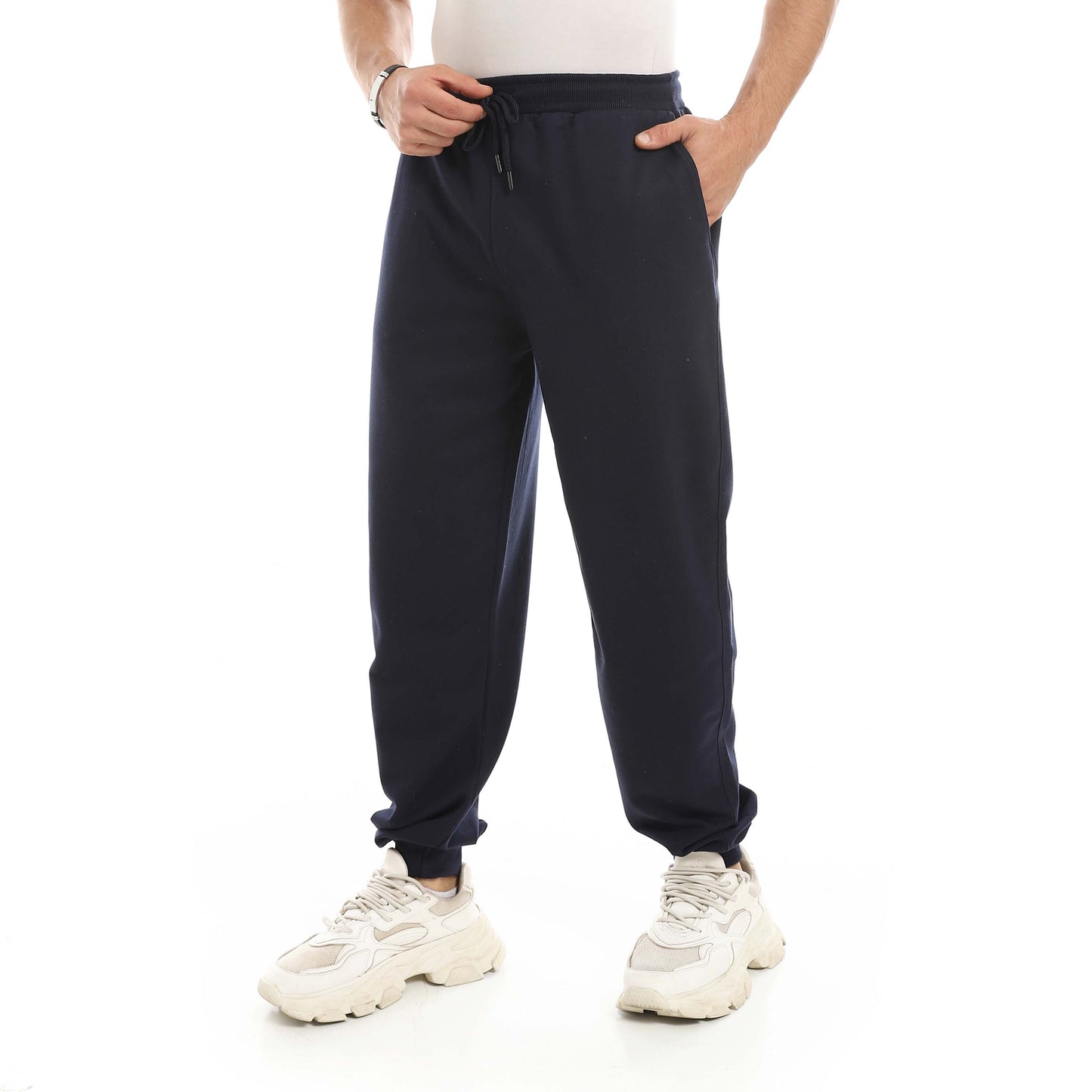 Red Circle Sweatpants men