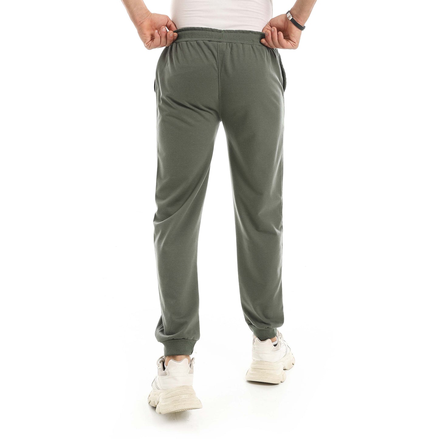 Red Circle Sweatpants men