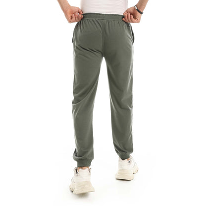 Red Circle Sweatpants men