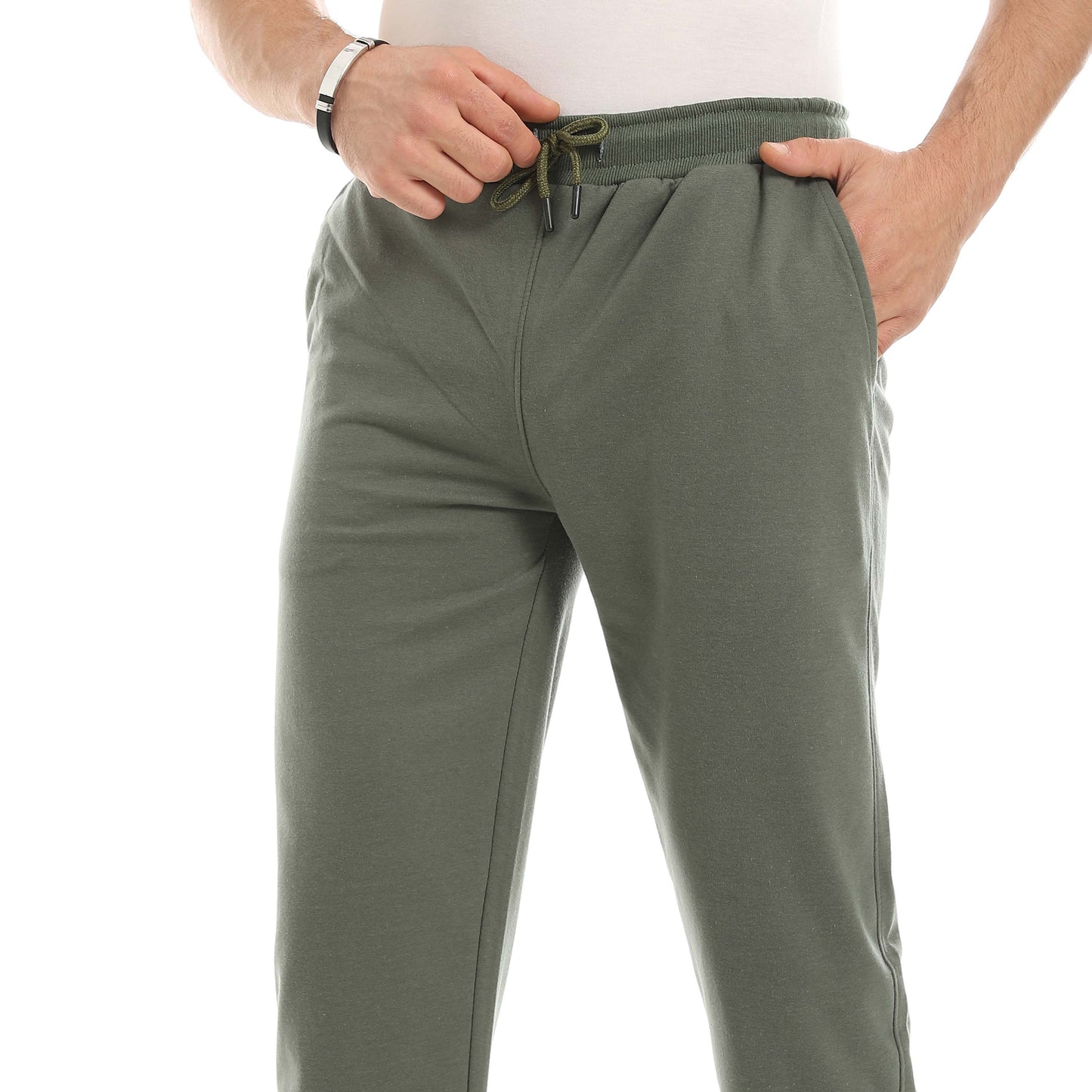 Red Circle Sweatpants men