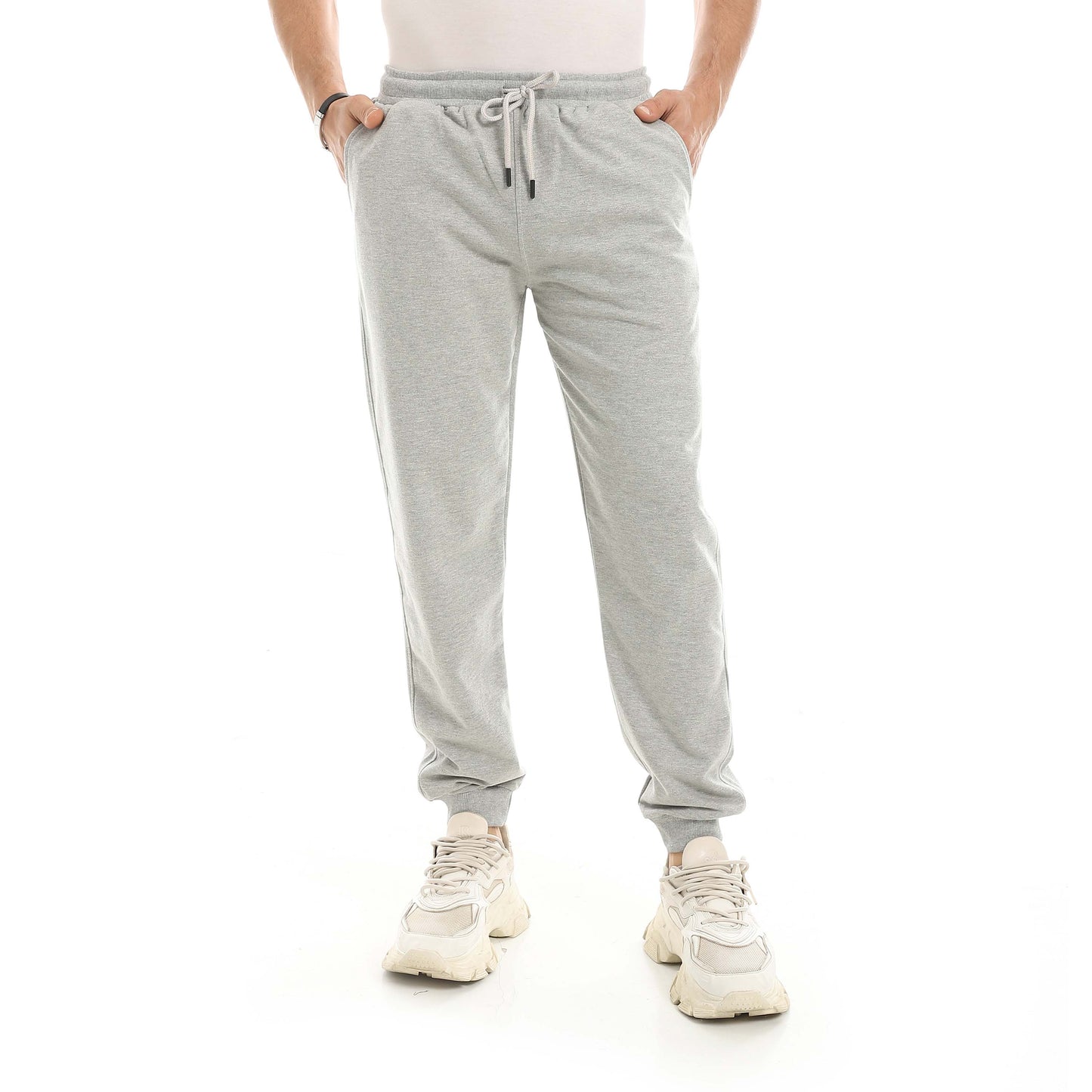 Red Circle Sweatpants men