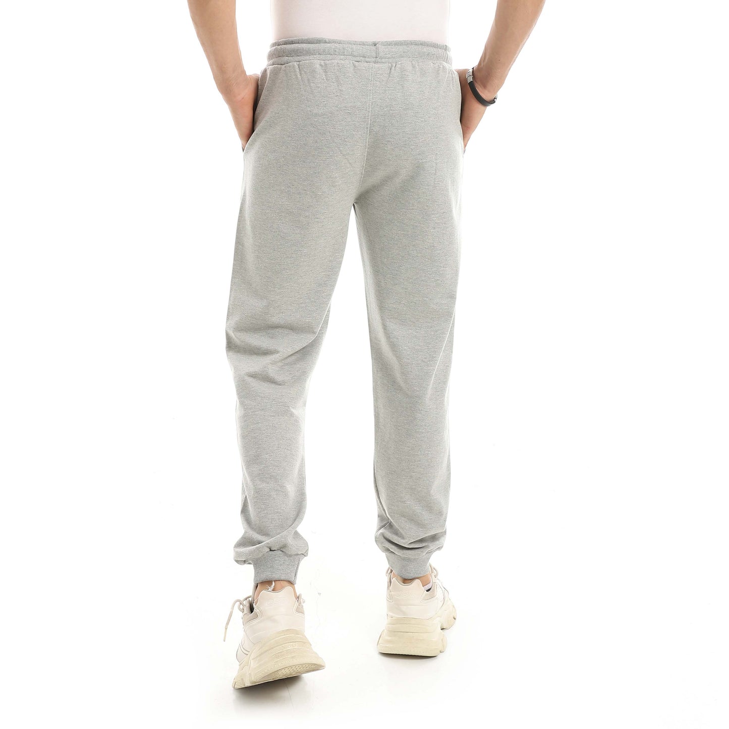 Red Circle Sweatpants men