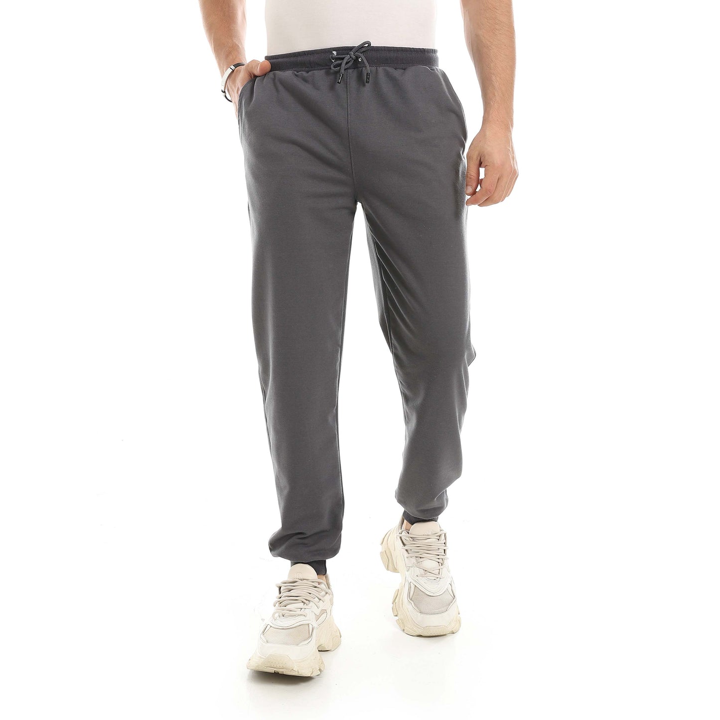 Red Circle Sweatpants men