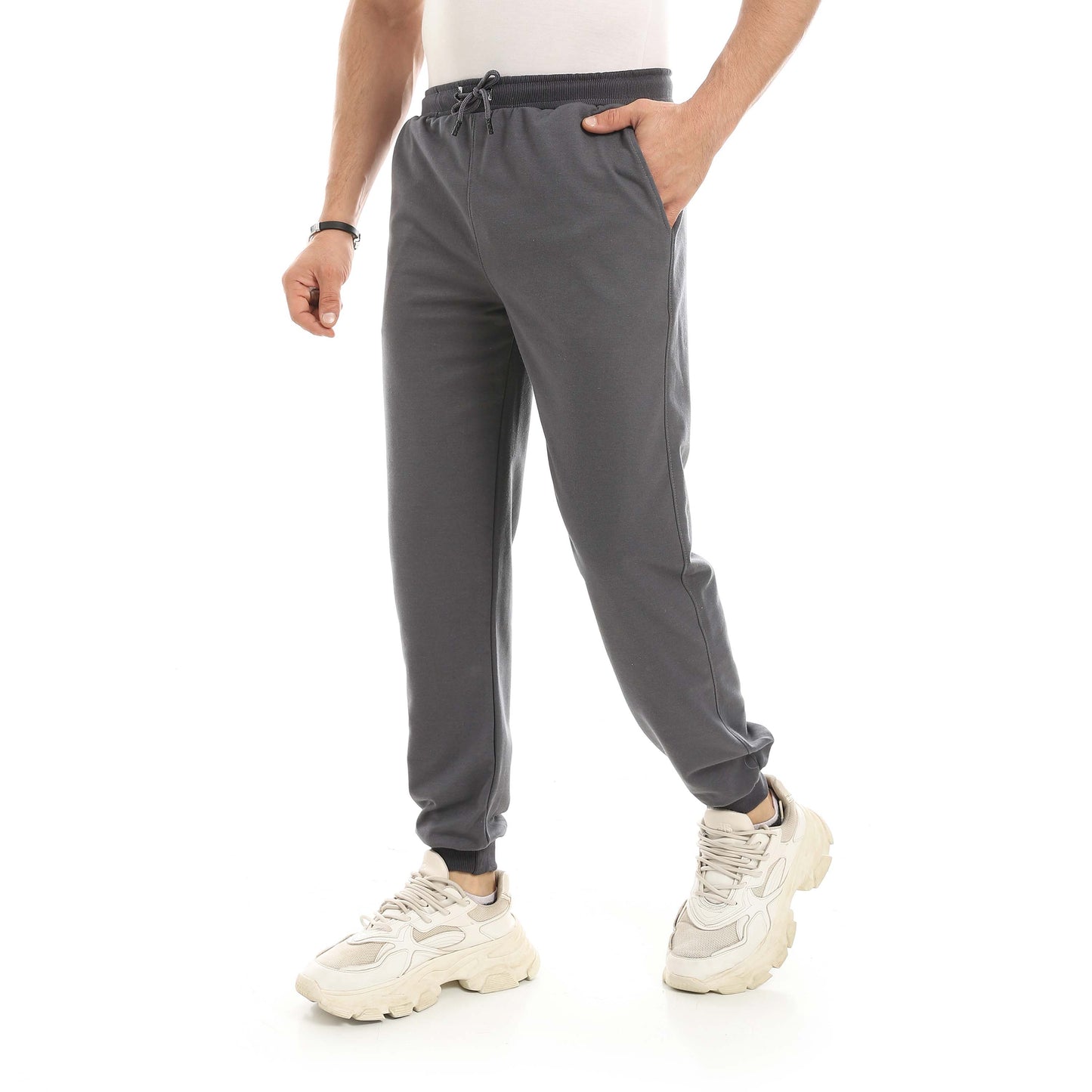 Red Circle Sweatpants men