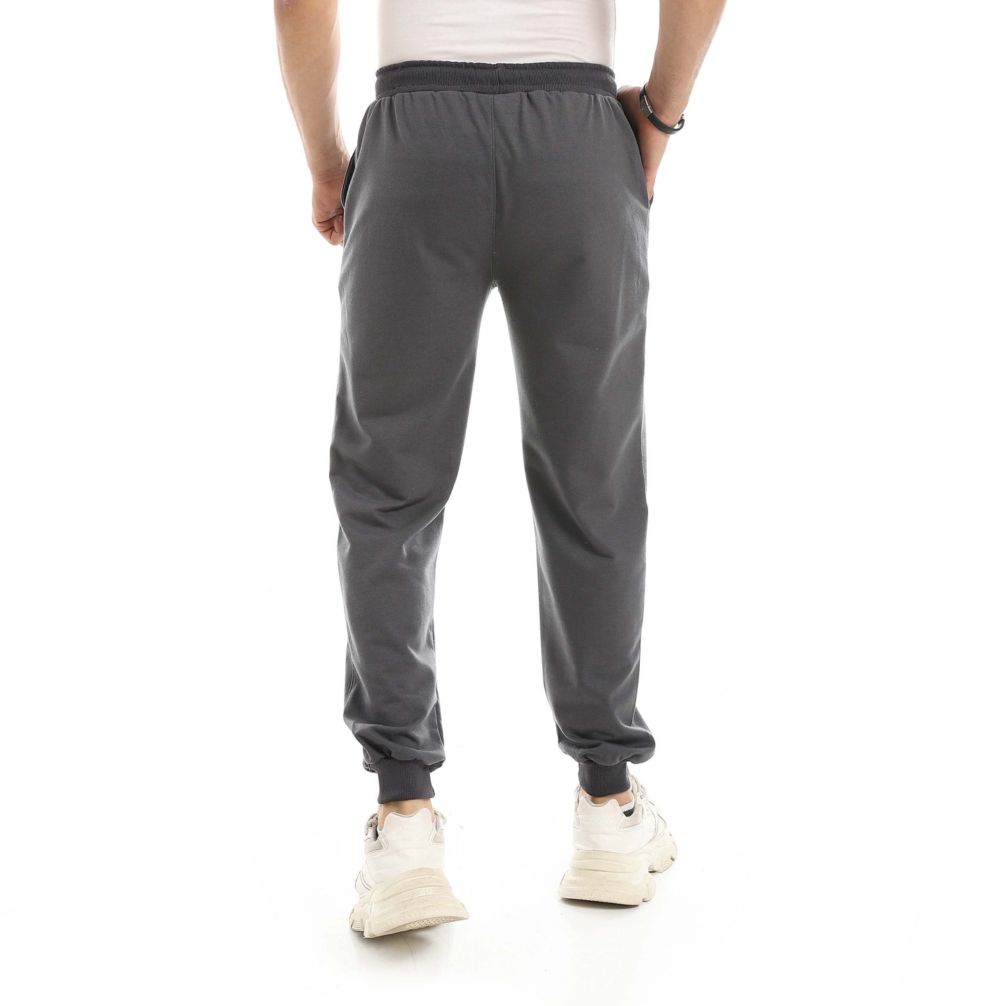 Red Circle Sweatpants men