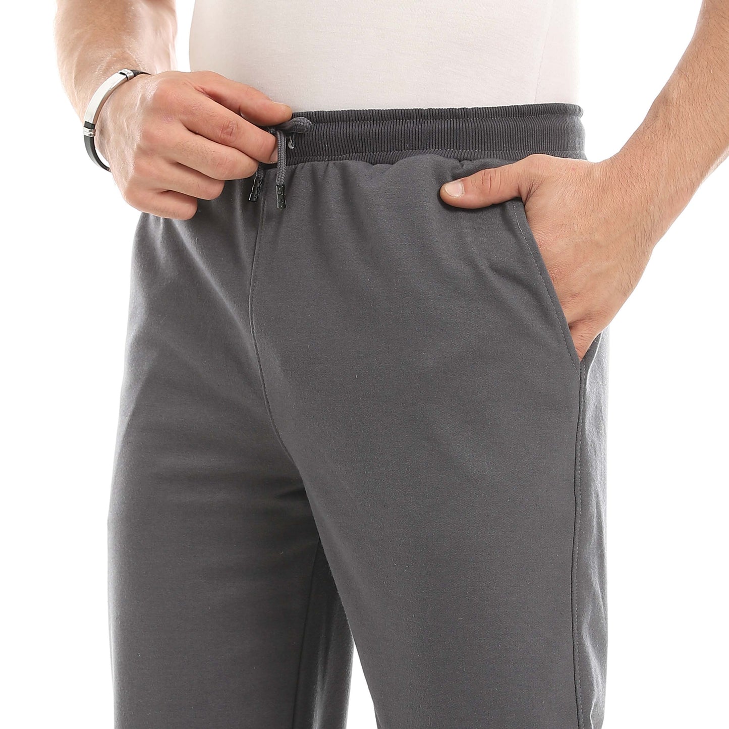 Red Circle Sweatpants men