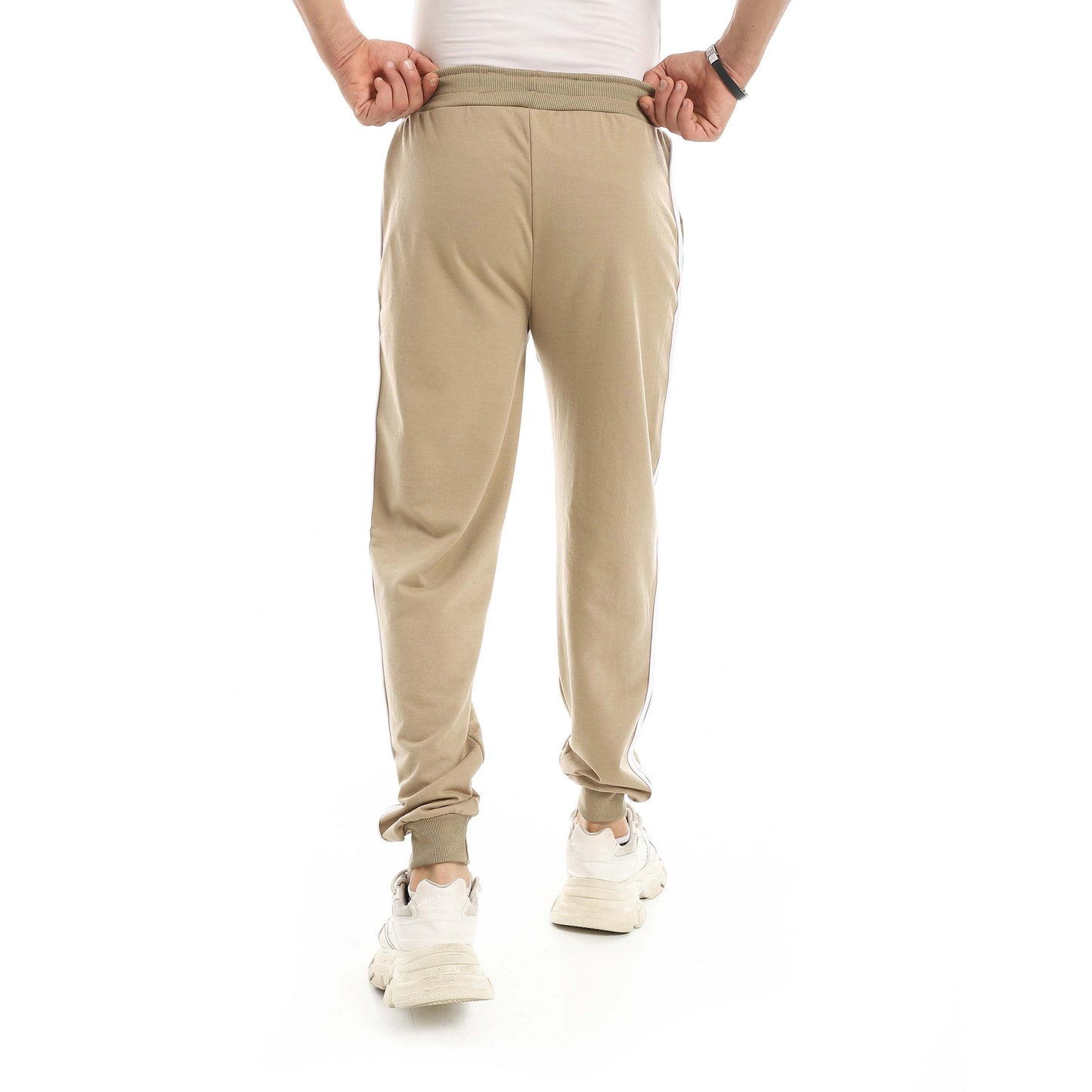 Red Circle Sweatpants men