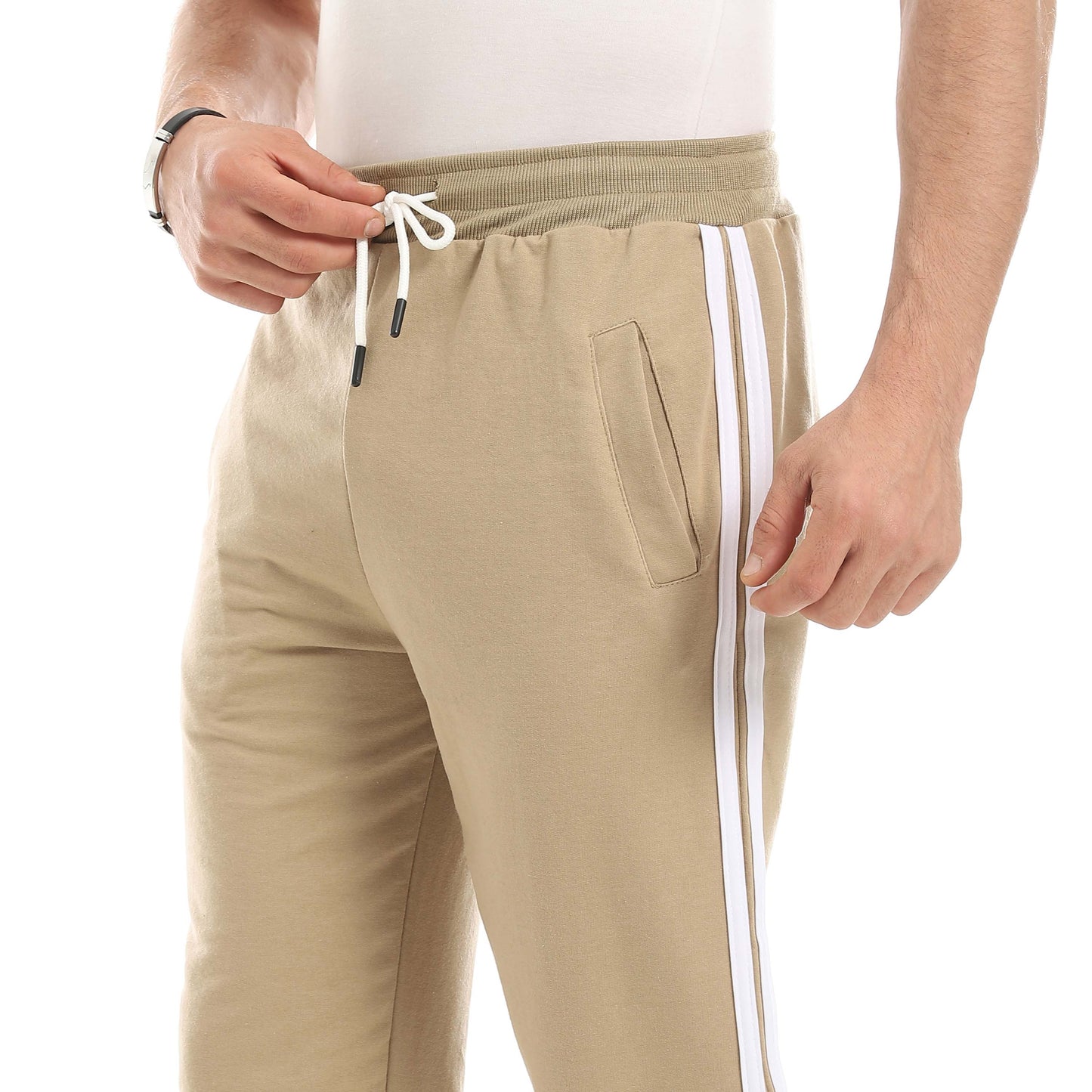 Red Circle Sweatpants men