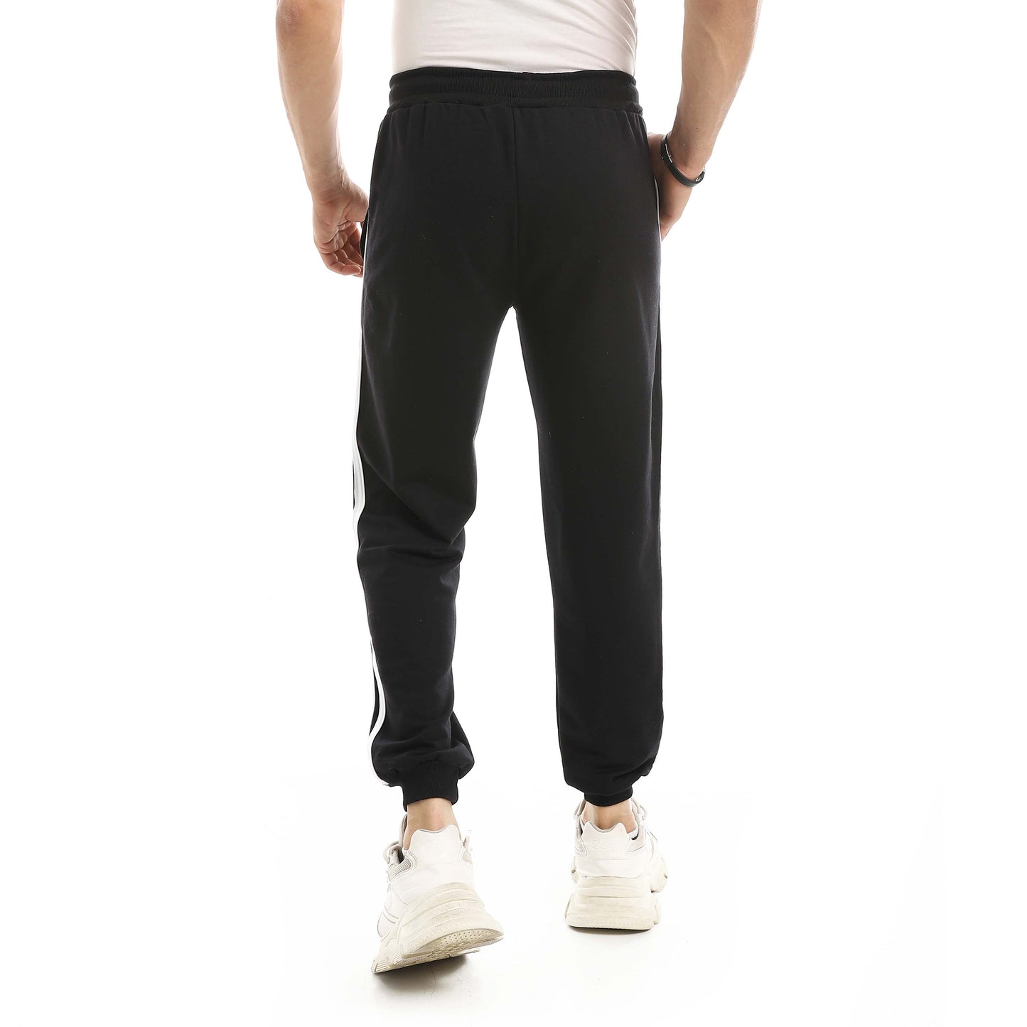 Red Circle Sweatpants men