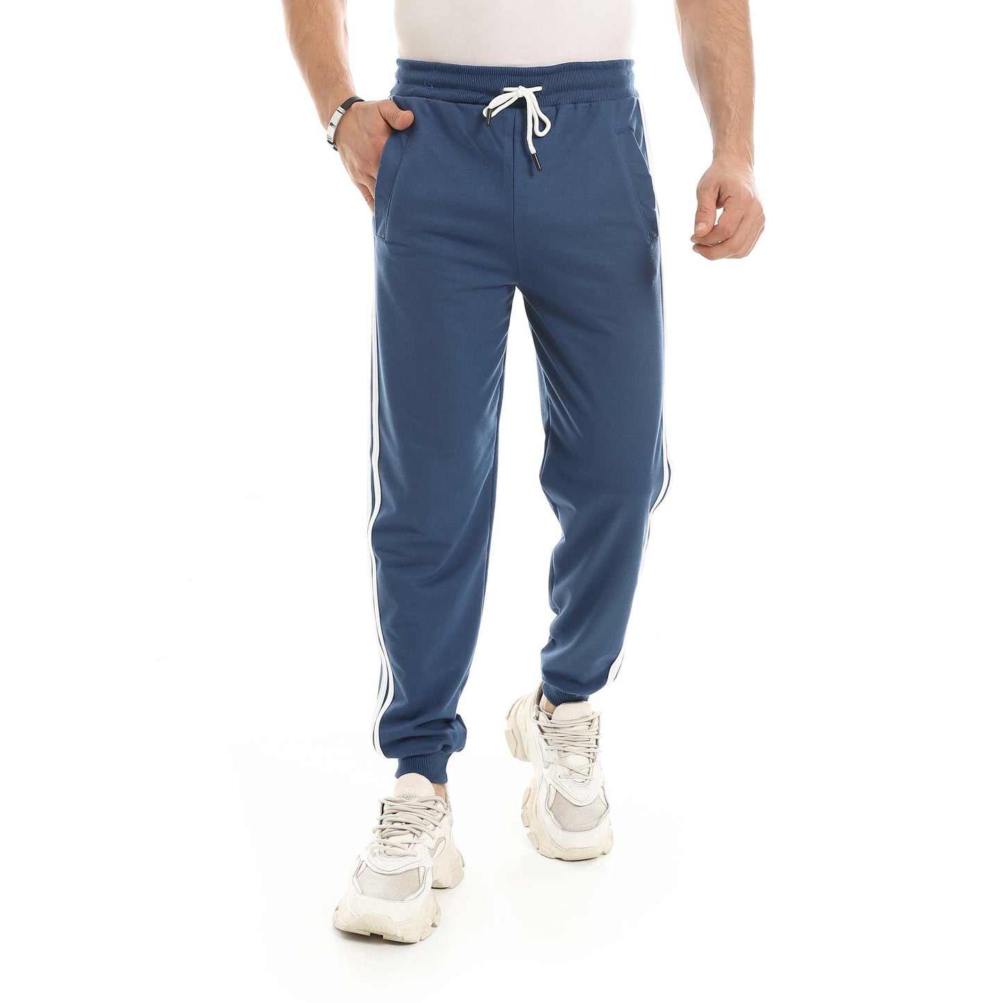 Red Circle Sweatpants men