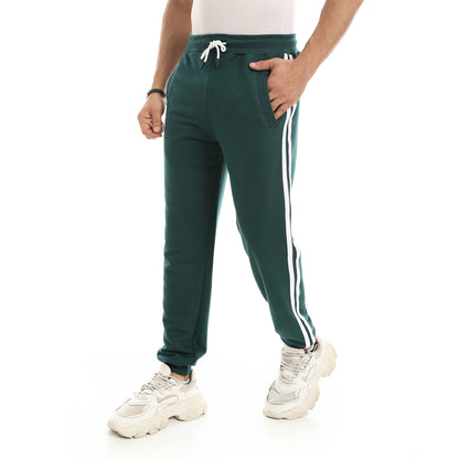 Red Circle Sweatpants men