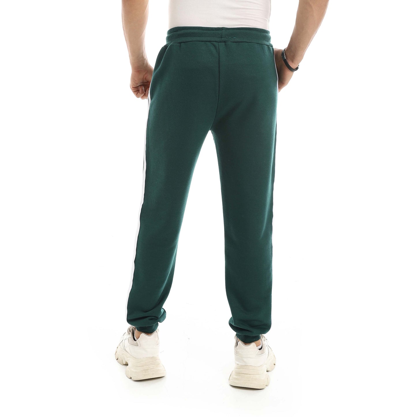 Red Circle Sweatpants men