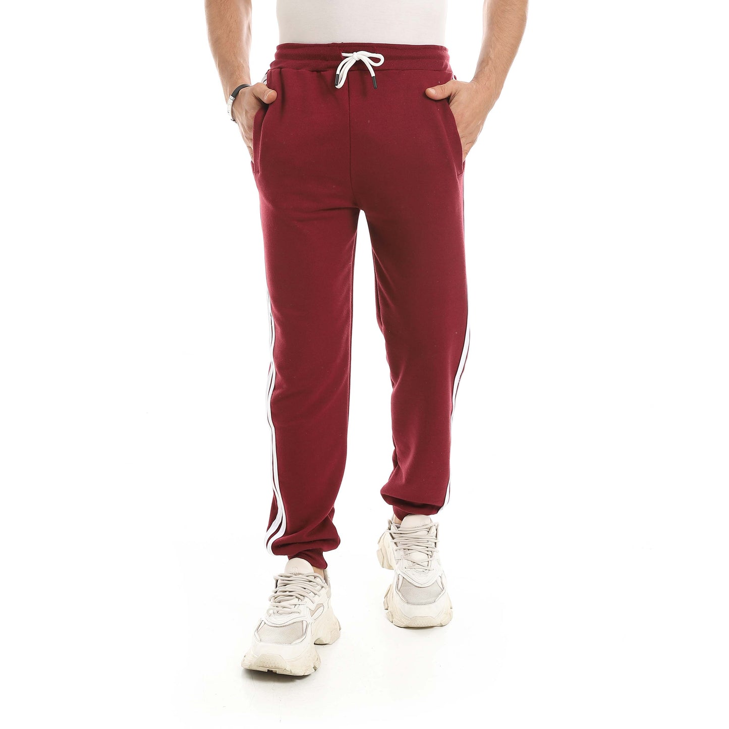 Red Circle Sweatpants men