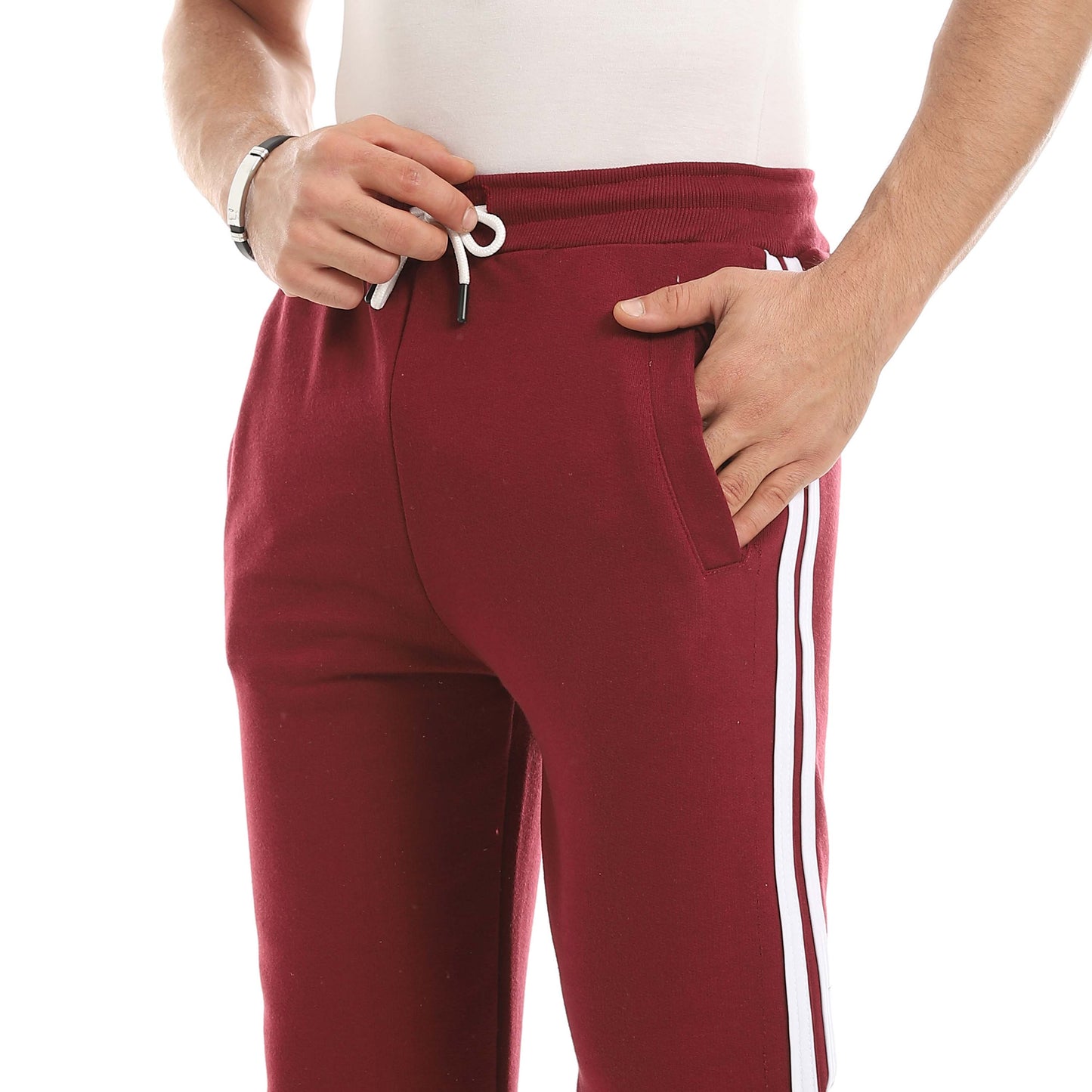 Red Circle Sweatpants men