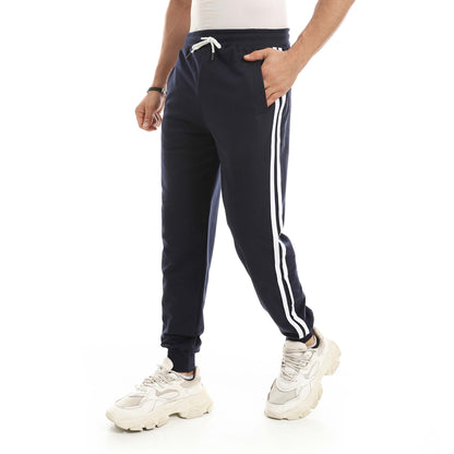 Red Circle Sweatpants men