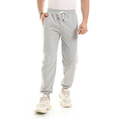 Red Circle Sweatpants men