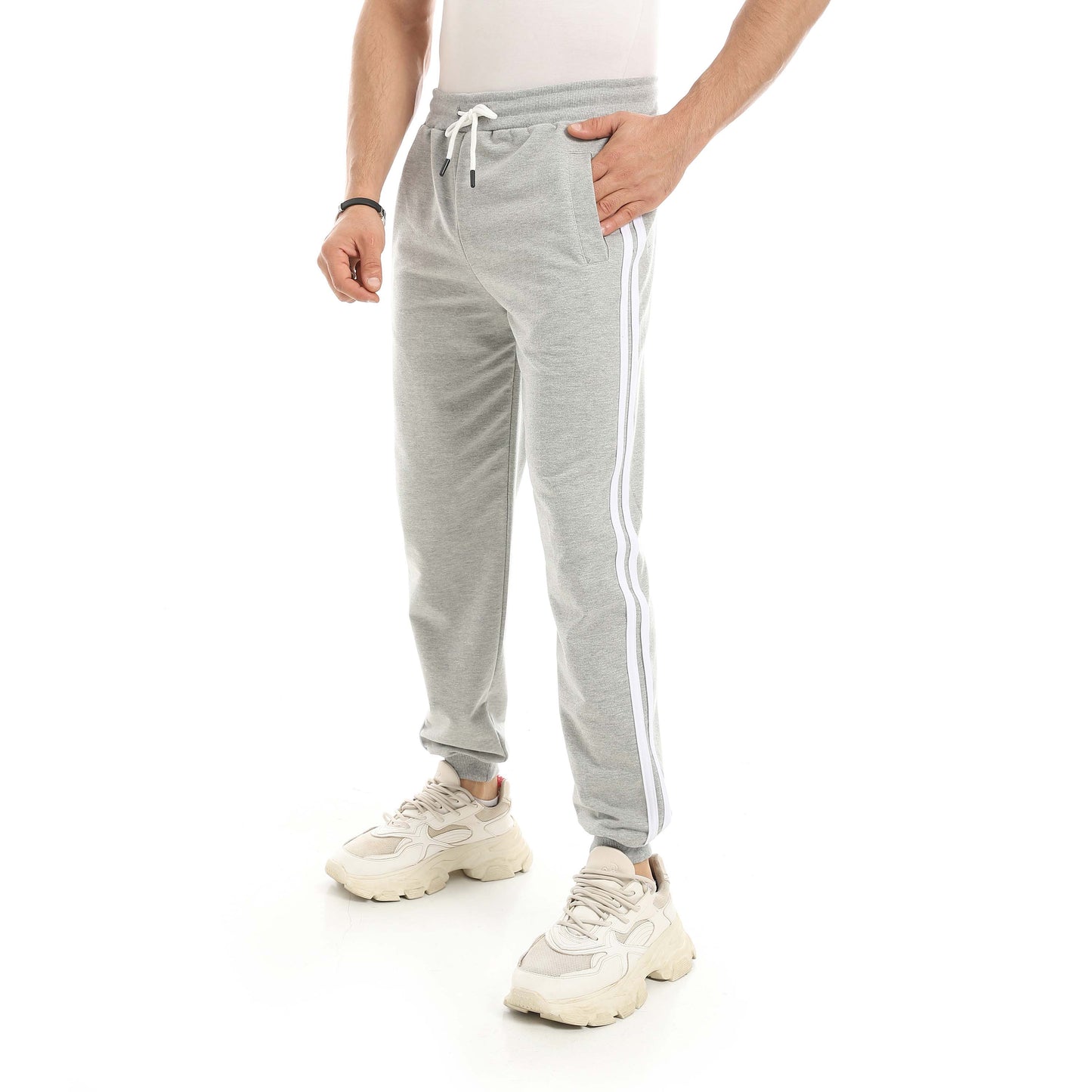 Red Circle Sweatpants men