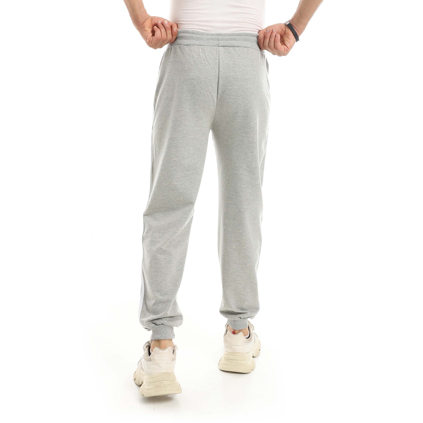 Red Circle Sweatpants men