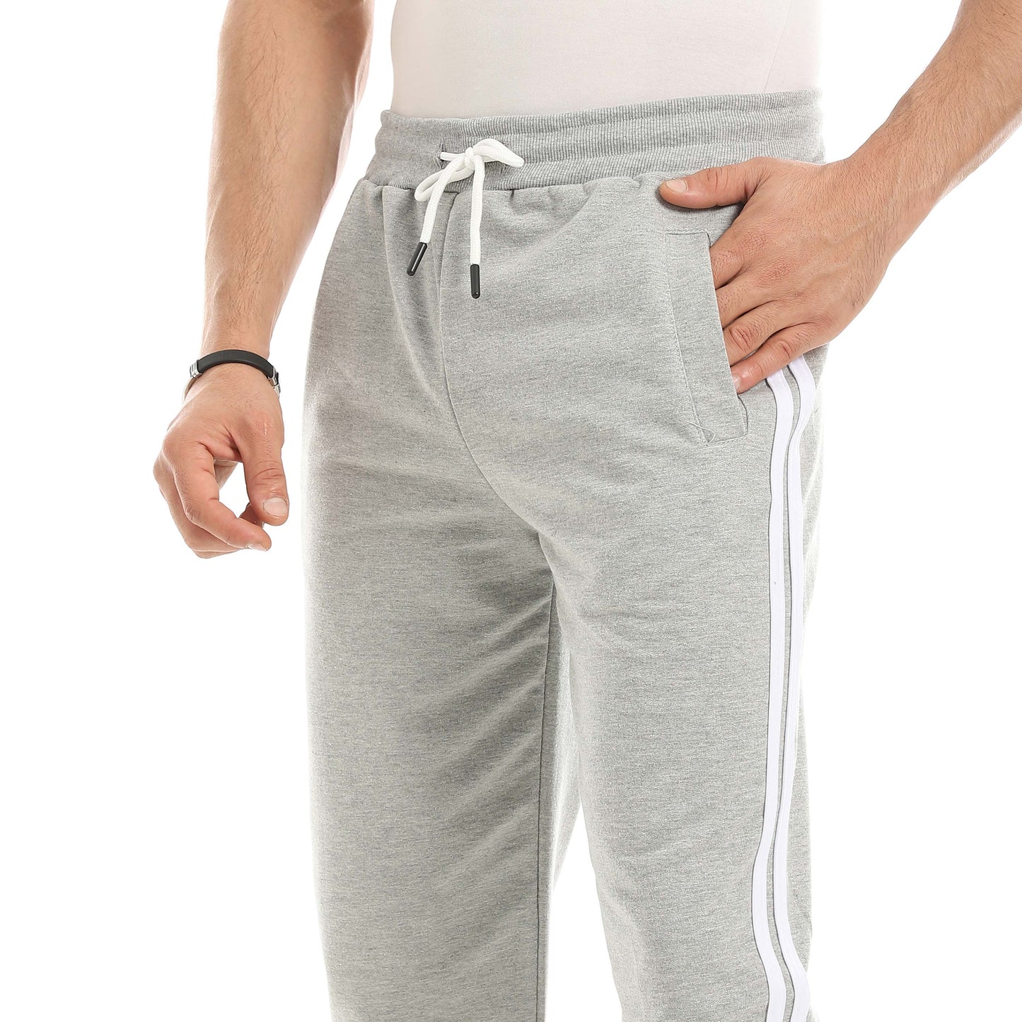 Red Circle Sweatpants men