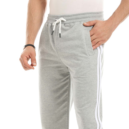 Red Circle Sweatpants men