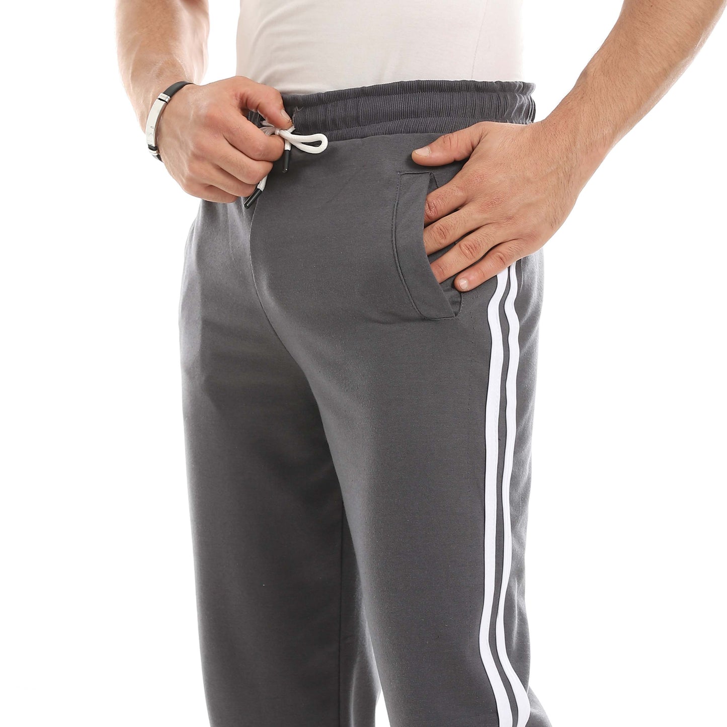 Red Circle Sweatpants men