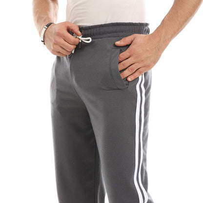 Red Circle Sweatpants men