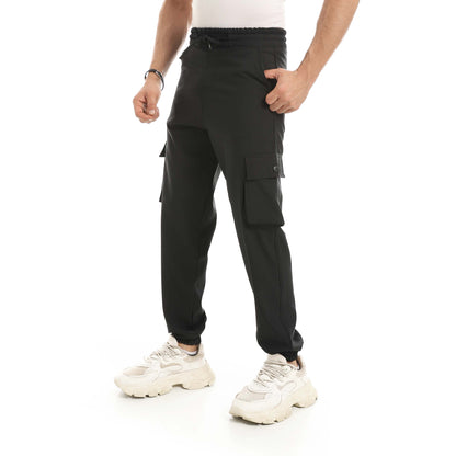 Red Circle Sweatpants men