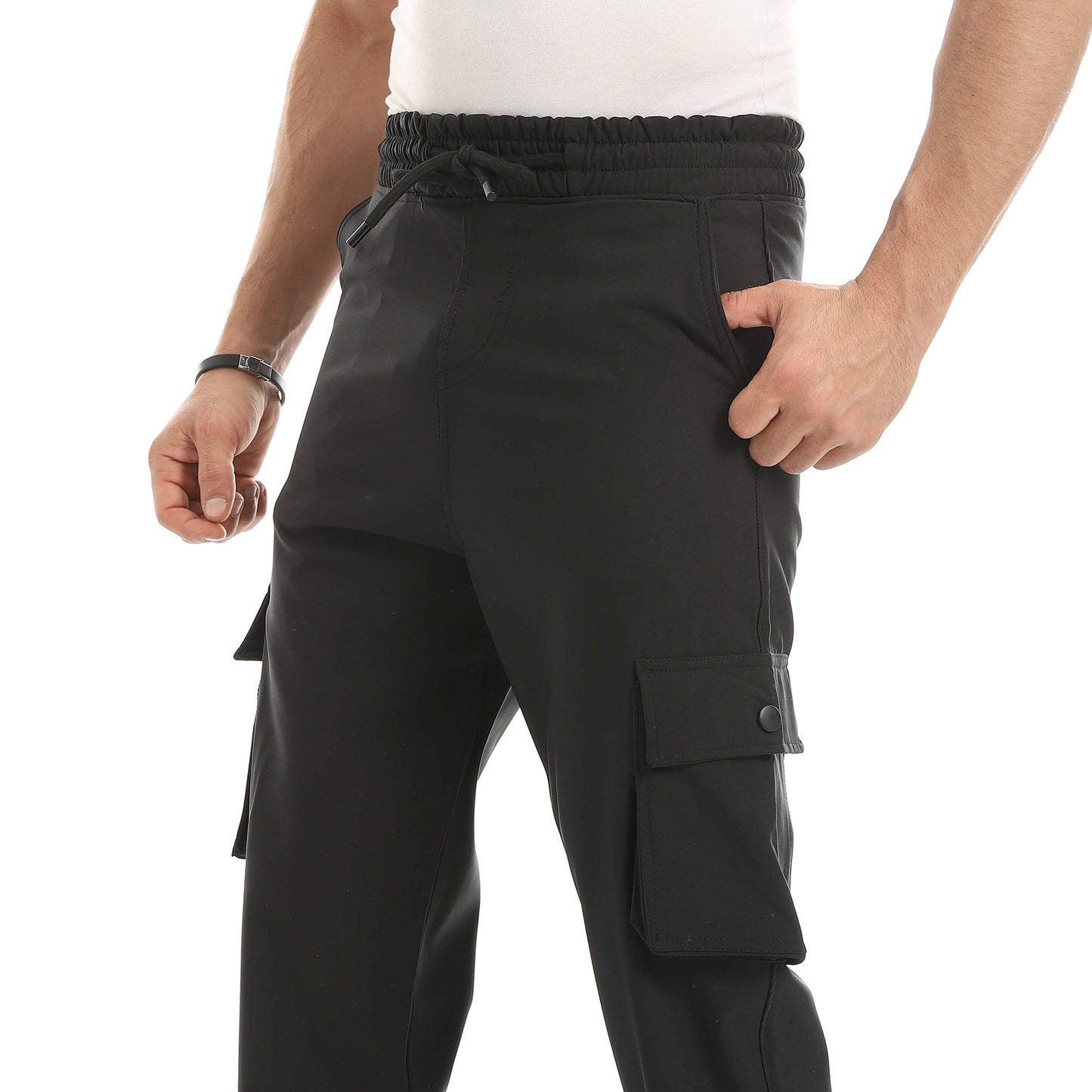 Red Circle Sweatpants men