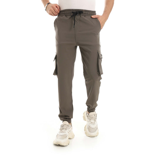 Red Circle Sweatpants men