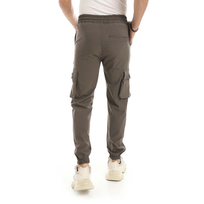 Red Circle Sweatpants men