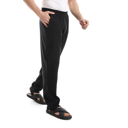 Elastic Waist Comfy Linen Pants