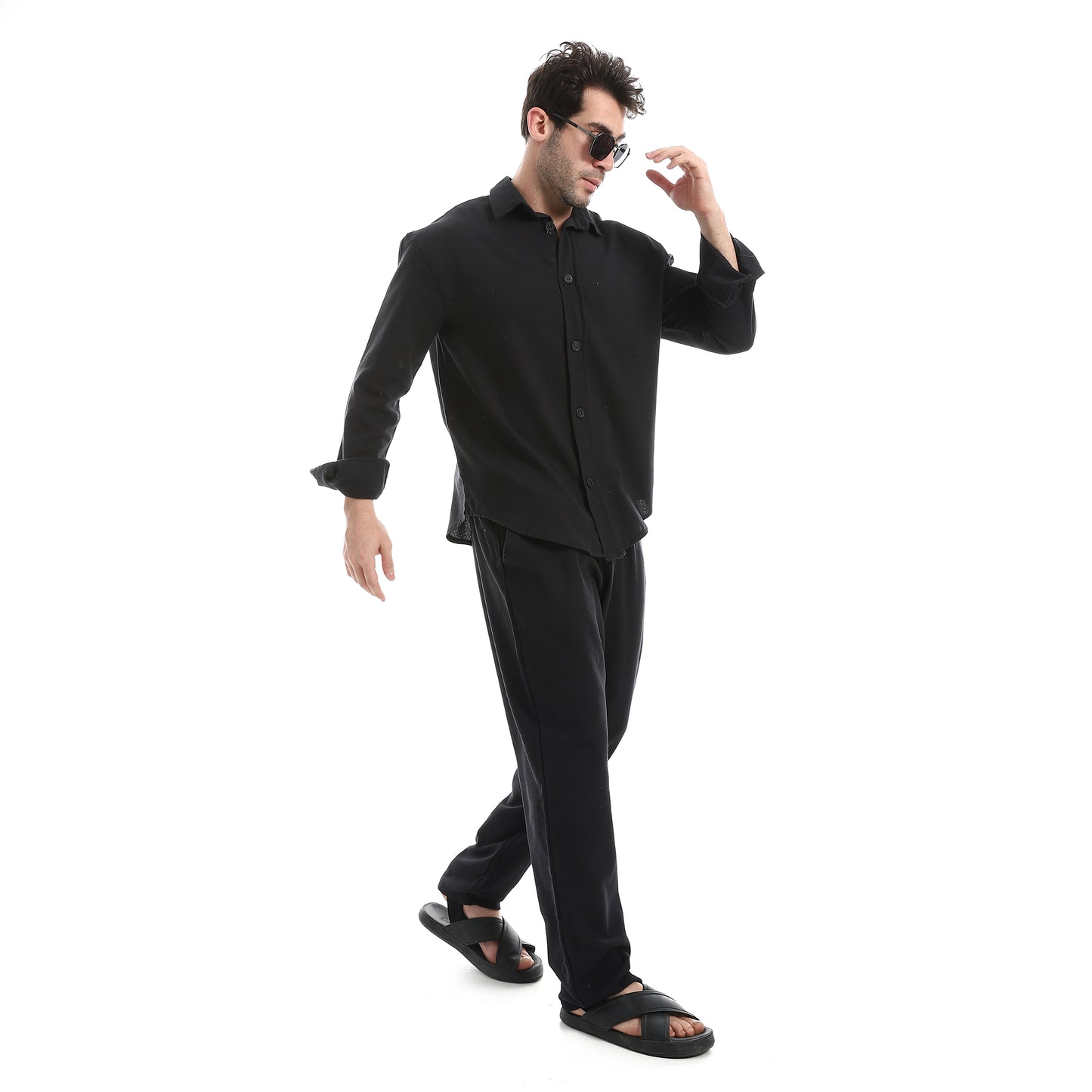 Elastic Waist Comfy Linen Pants