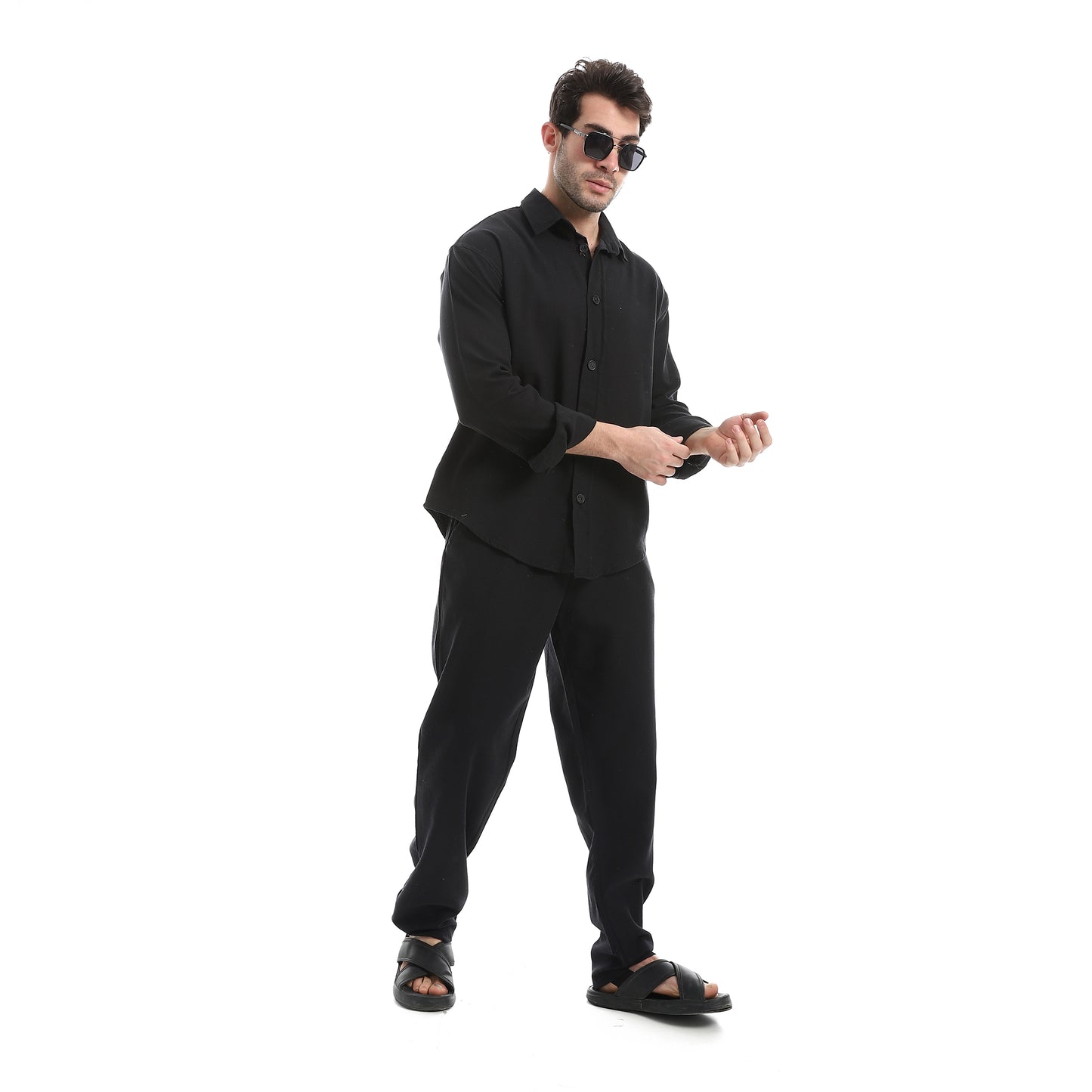 Elastic Waist Comfy Linen Pants