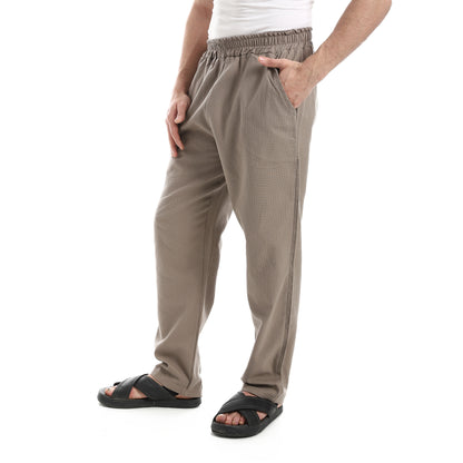 Elastic Waist Comfy Linen Pants