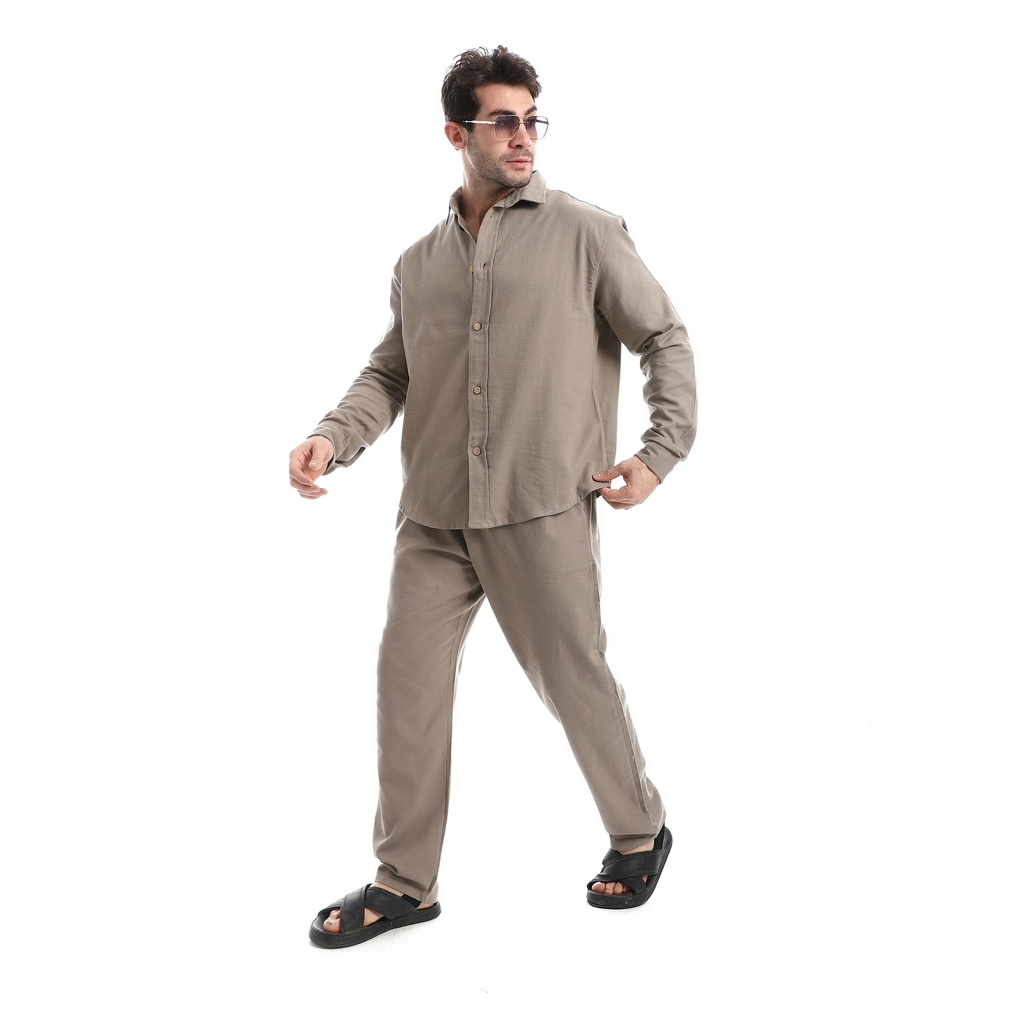 Elastic Waist Comfy Linen Pants