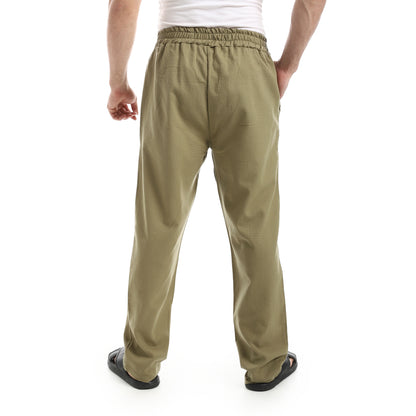 Elastic Waist Comfy Linen Pants